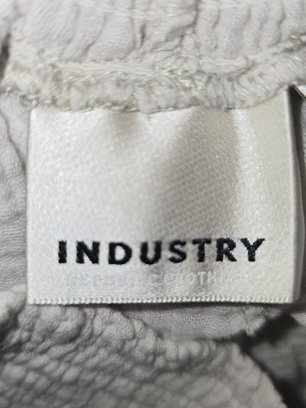Industry - Wide Leg Breezy Gauze Pants in Light Beige - Picture 5 of 5